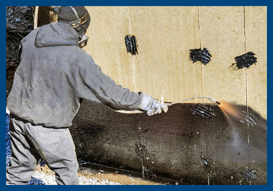 Etancheisation de fondation Impermeabilisation de fondation